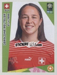 Sticker Géaldine Reuteler - FIFA Women's World Cup Australia & New Zealand 2023
 - Panini