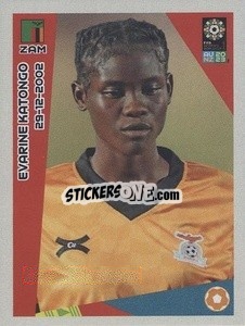 Sticker Evarine Katongo - FIFA Women's World Cup Australia & New Zealand 2023
 - Panini