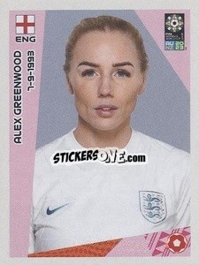 Sticker Alex Greenwood - FIFA Women's World Cup Australia & New Zealand 2023
 - Panini