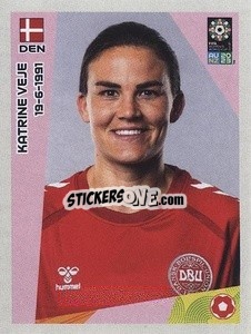 Sticker Katrine Veje - FIFA Women's World Cup Australia & New Zealand 2023
 n. 246 - Panini