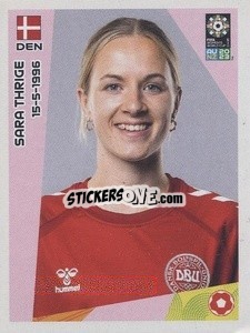 Sticker Sara Thrige - FIFA Women's World Cup Australia & New Zealand 2023
 - Panini