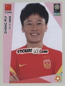 Cromo Zhang Rui - FIFA Women's World Cup Australia & New Zealand 2023
 - Panini