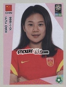 Sticker Xiao Yuyi - FIFA Women's World Cup Australia & New Zealand 2023
 - Panini