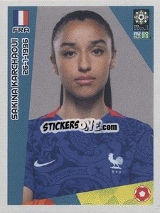 Sticker Sakina Karchaoui - FIFA Women's World Cup Australia & New Zealand 2023
 - Panini