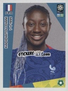 Sticker Kadidiatou Diani - FIFA Women's World Cup Australia & New Zealand 2023
 - Panini