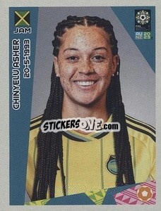 Sticker Chinyelu Asher - FIFA Women's World Cup Australia & New Zealand 2023
 - Panini