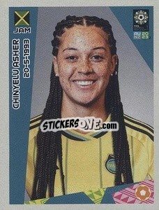 Figurina Chinyelu Asher - FIFA Women's World Cup Australia & New Zealand 2023
 - Panini