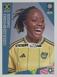 Sticker Paige Bailey-Gayle - FIFA Women's World Cup Australia & New Zealand 2023
 - Panini