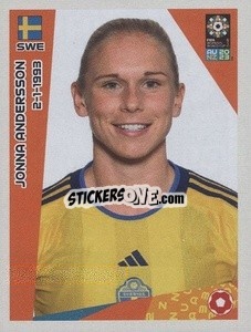 Cromo Jonna Andersson - FIFA Women's World Cup Australia & New Zealand 2023
 - Panini