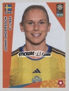 Sticker Jonna Andersson - FIFA Women's World Cup Australia & New Zealand 2023
 n. 447 - Panini