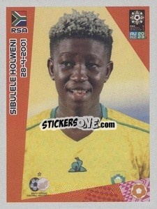 Sticker Sibulele Holweni - FIFA Women's World Cup Australia & New Zealand 2023
 - Panini