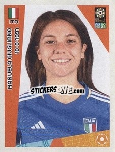 Sticker Manuela Giugliano - FIFA Women's World Cup Australia & New Zealand 2023
 - Panini