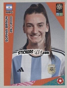 Sticker Sophia Braun - FIFA Women's World Cup Australia & New Zealand 2023
 - Panini