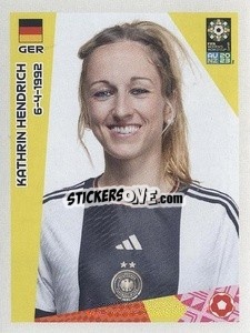 Sticker Kathrin Hendrich - FIFA Women's World Cup Australia & New Zealand 2023
 - Panini