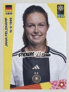 Sticker Jana Feldkamp - FIFA Women's World Cup Australia & New Zealand 2023
 - Panini