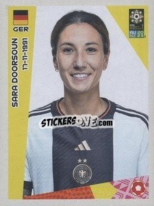 Sticker Sara Doorsoun - FIFA Women's World Cup Australia & New Zealand 2023
 - Panini