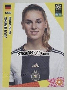 Sticker Jule Brand - FIFA Women's World Cup Australia & New Zealand 2023
 - Panini