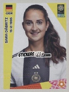 Sticker Sara Däbritz - FIFA Women's World Cup Australia & New Zealand 2023
 - Panini