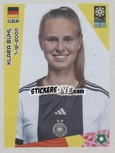 Sticker Klara Bühl - FIFA Women's World Cup Australia & New Zealand 2023
 - Panini