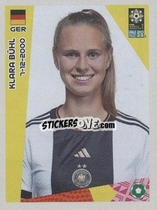 Cromo Klara Bühl - FIFA Women's World Cup Australia & New Zealand 2023
 - Panini