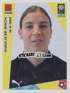 Sticker Khadija Er-Rmichi - FIFA Women's World Cup Australia & New Zealand 2023
 n. 531 - Panini