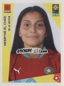 Figurina Nesryne El Chad - FIFA Women's World Cup Australia & New Zealand 2023
 - Panini