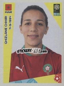 Sticker Ghizlane Chhiri - FIFA Women's World Cup Australia & New Zealand 2023
 - Panini