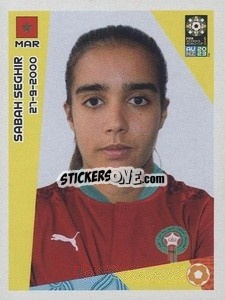 Sticker Sabah Seghir - FIFA Women's World Cup Australia & New Zealand 2023
 n. 535 - Panini