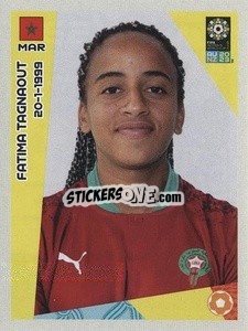 Sticker Fatima Tagnaout - FIFA Women's World Cup Australia & New Zealand 2023
 - Panini