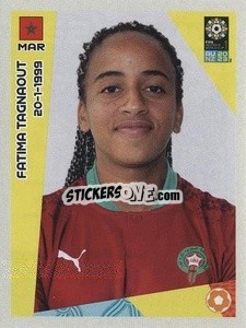 Sticker Fatima Tagnaout - FIFA Women's World Cup Australia & New Zealand 2023
 n. 537 - Panini