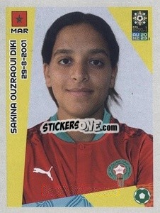 Sticker Sakina Ouzraoui Diki - FIFA Women's World Cup Australia & New Zealand 2023
 - Panini