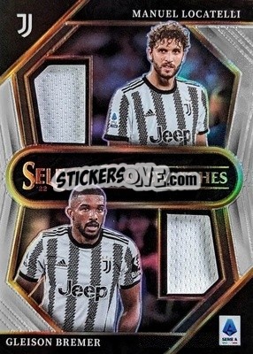 Sticker Gleison Bremer / Manuel Locatelli - Select Serie A 2022-2023
 - Panini