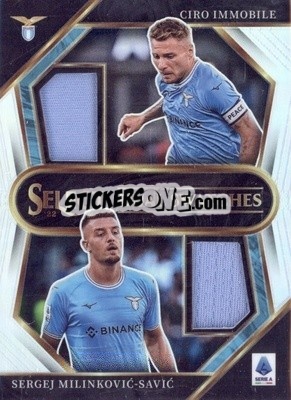 Sticker Sergej Milinkovic-Savic / Ciro Immobile - Select Serie A 2022-2023
 n. DS-MSI - Panini