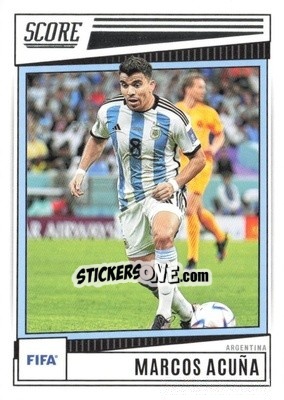 Sticker Marcos Acuna - Score FIFA 2022-2023
 n. 100 - Panini