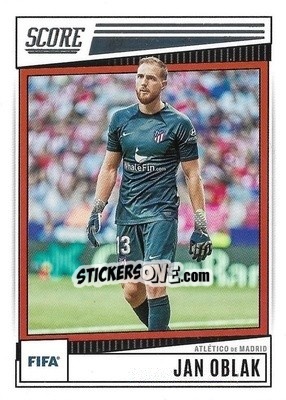 Sticker Jan Oblak - Score FIFA 2022-2023
 n. 22 - Panini