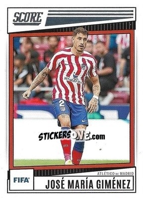 Sticker Jose Maria Gimenez - Score FIFA 2022-2023
 n. 24 - Panini