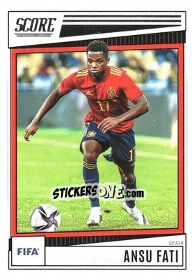 Sticker Ansu Fati - Score FIFA 2022-2023
 n. 155 - Panini
