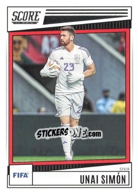 Sticker Unai Simon - Score FIFA 2022-2023
 n. 163 - Panini