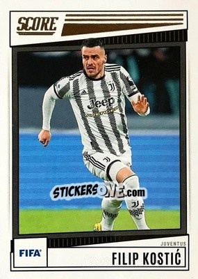 Sticker Filip Kostic - Score FIFA 2022-2023
 n. 168 - Panini