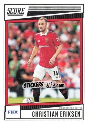 Sticker Christian Eriksen - Score FIFA 2022-2023
 n. 187 - Panini