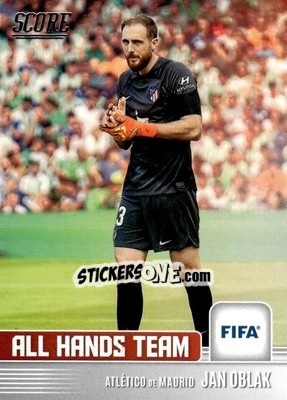 Sticker Jan Oblak - Score FIFA 2022-2023
 n. AHT2 - Panini