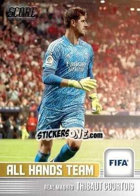 Sticker Thibaut Courtois - Score FIFA 2022-2023
 n. AHT7 - Panini