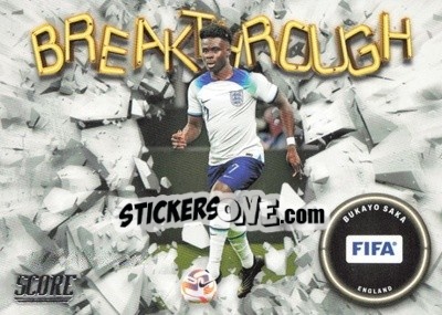 Sticker Bukayo Saka - Score FIFA 2022-2023
 n. BT8 - Panini
