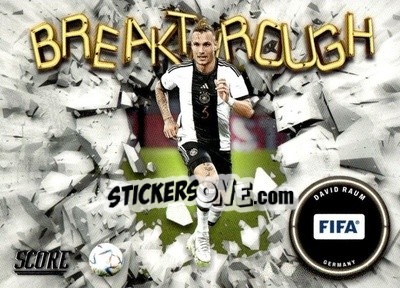Sticker David Raum - Score FIFA 2022-2023
 n. BT13 - Panini