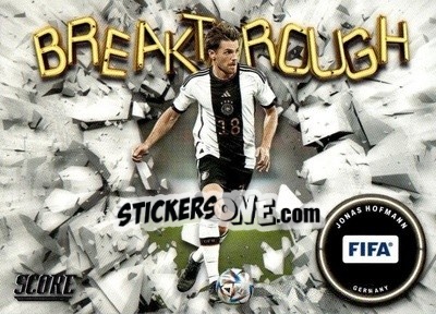 Sticker Jonas Hofmann - Score FIFA 2022-2023
 n. BT14 - Panini