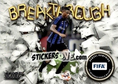 Sticker Denzel Dumfries - Score FIFA 2022-2023
 n. BT17 - Panini
