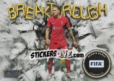 Sticker Darwin Nunez - Score FIFA 2022-2023
 n. BT18 - Panini