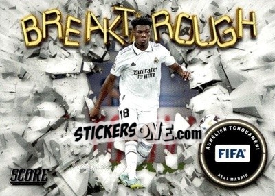Sticker Aurelien Tchouameni - Score FIFA 2022-2023
 n. BT22 - Panini