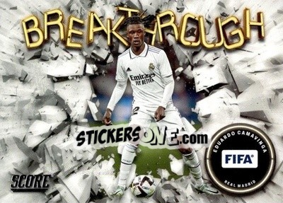 Sticker Eduardo Camavinga - Score FIFA 2022-2023
 n. BT23 - Panini