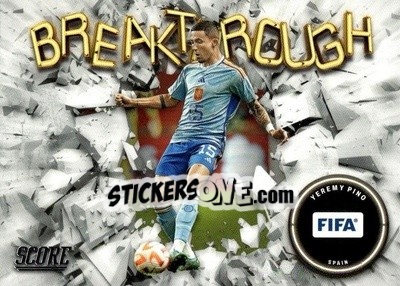 Sticker Yeremy Pino - Score FIFA 2022-2023
 n. BT25 - Panini